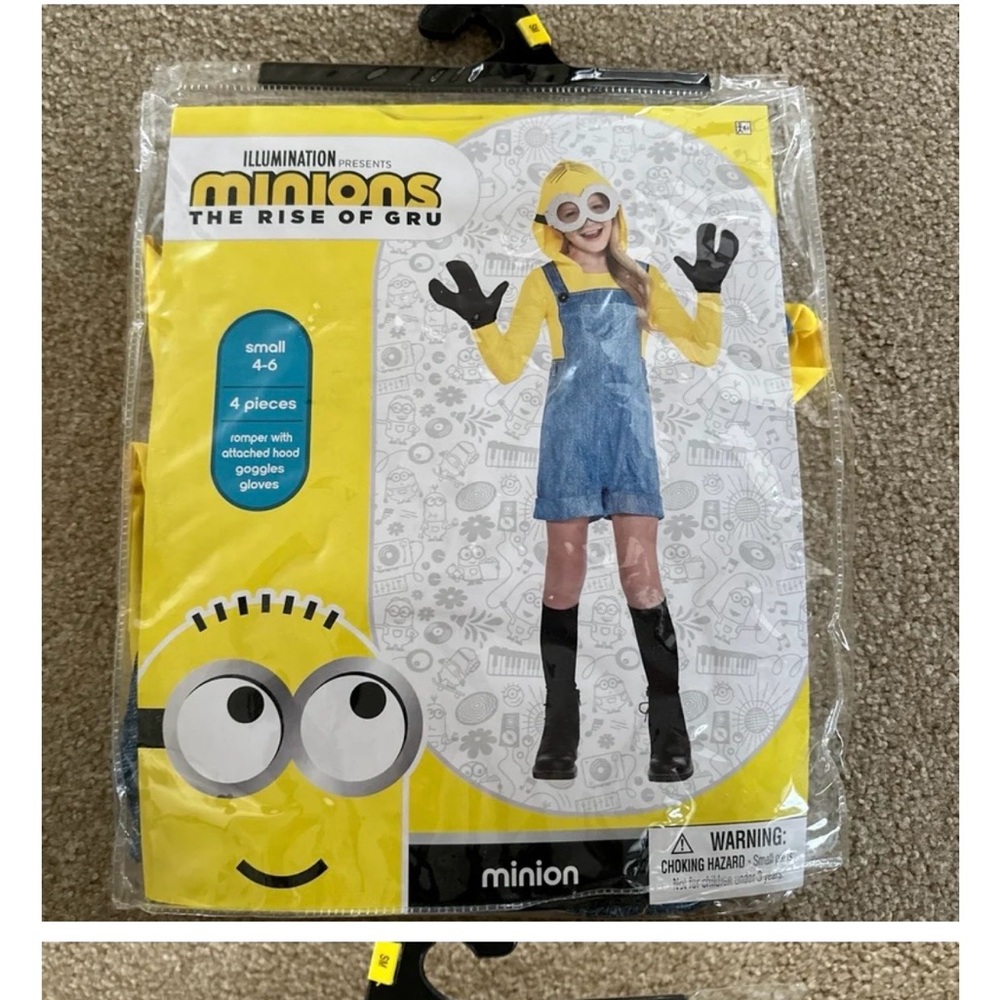 Minions Kids Costume - Blue and Yellow